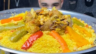 الكسكسي | كسكس مغربي بطريقة عظميتوو 🔥