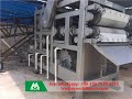 Processing cow dungbelt press to make cow dung or animal macure loose water