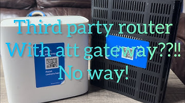 How to AT&T Bgw320 gateway WiFi router with third party router?  Yes you can!