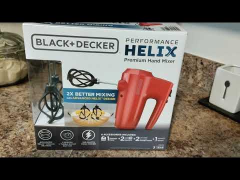 Black + Decker Helix Premium Hand Mixer, Performance