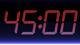 45 MINUTE TIMER 🔔 Gentle Alarm [Full HD]