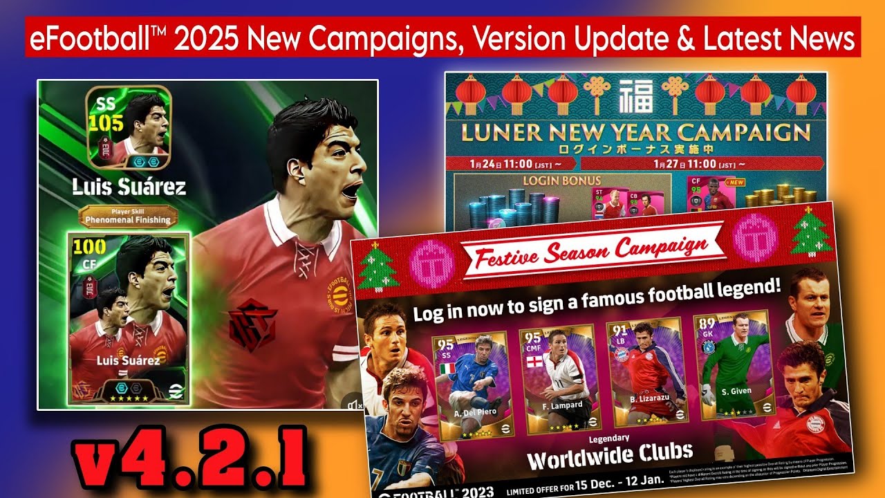 V4 2 1 New Version Update In EFootball 2025 New Campaigns New Club V4 2 1 new version update in efootball 2025 new campaigns new club