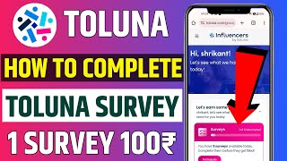 Toluna Survey Complete Kaise Kare | How to Complete Toluna Survey | Toluna Survey Kaise Kare