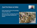 USPS Marking Parcels and organizing packages for Rural Carriers