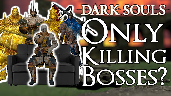 Can You Beat Dark Souls 1 ONLY Killing Bosses?
