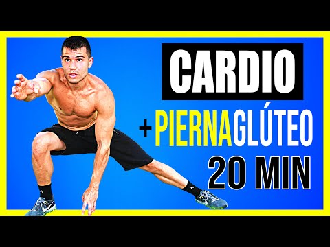 Rutina de CARDIO En CASA para *PIERNAS y GLÚTEOS* 20 MINUTOS ⚡ QUEMAR GRASA y TONIFICAR !!