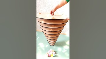 Wooden macaron tower dessert display stand treats bar table wedding anniversary birthday shower wood
