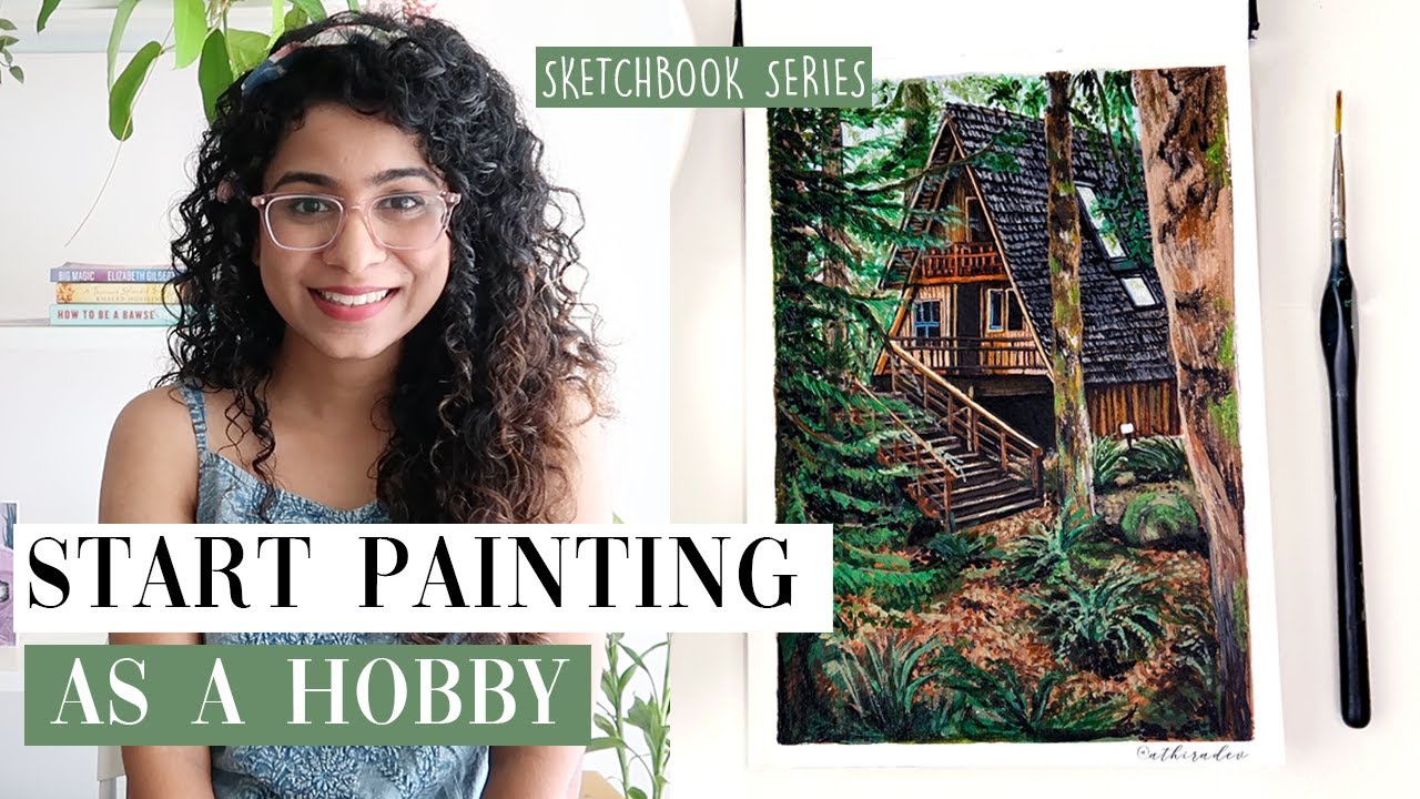 5 Steps To Start Painting As A Hobby L Art Talk Sketchbook Series 1 Maxresdefault