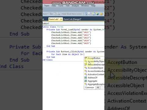 How to access checked items in the CheckedListBox in VB.Net