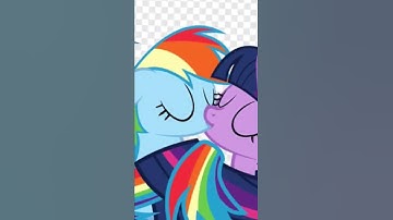 Thumbnail of my little pony 💜twilight sparkle e rainbow dash💙