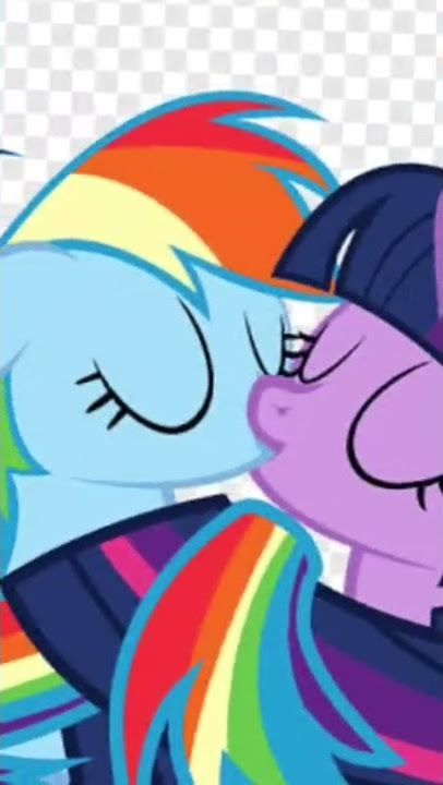 my little pony 💜twilight sparkle e rainbow dash💙