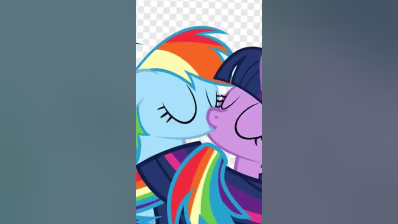 my little pony 💜twilight sparkle e rainbow dash💙