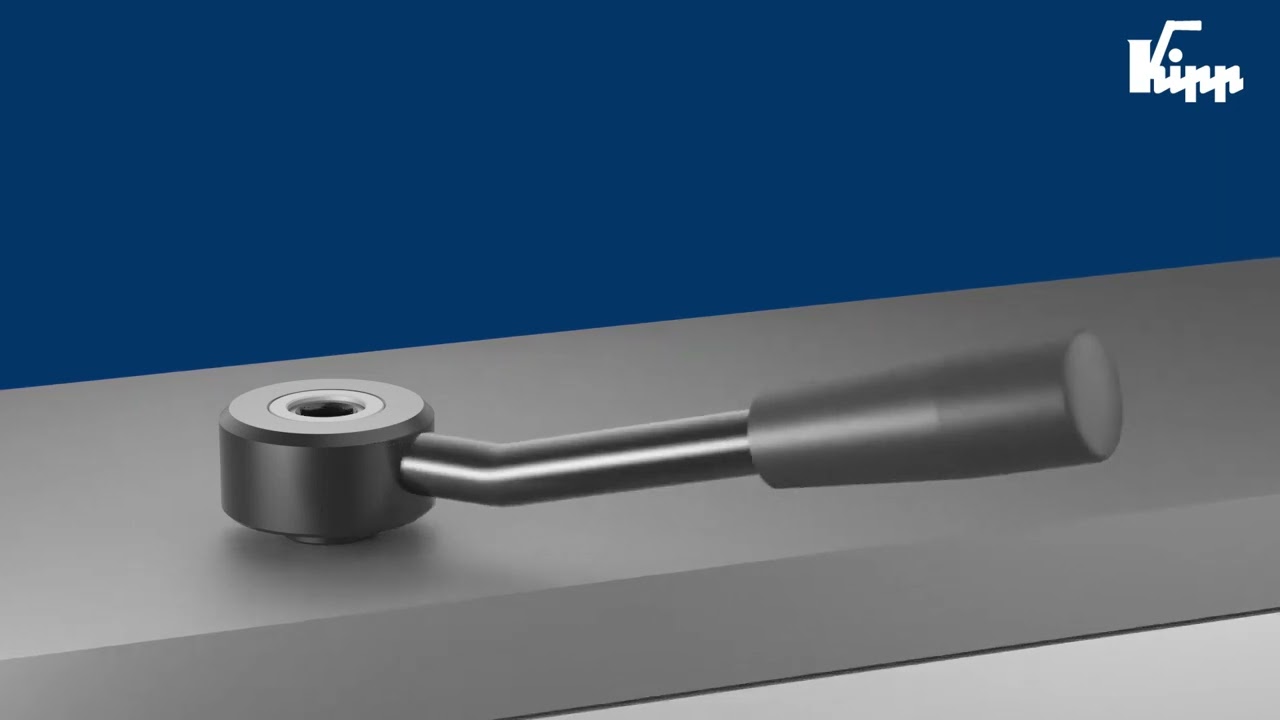 Individual special solutions from KIPP   A special flat tension lever for tight spaces
