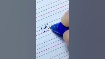 “Leigh” How to Write Your Name in Cursive Handwriting for Beginners | i Write #Shorts