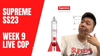 Late time drop! Supreme Arabic Logo Tee, Rocket Timer 🚀🔥 Supreme SS23 Week 9 Live Cop