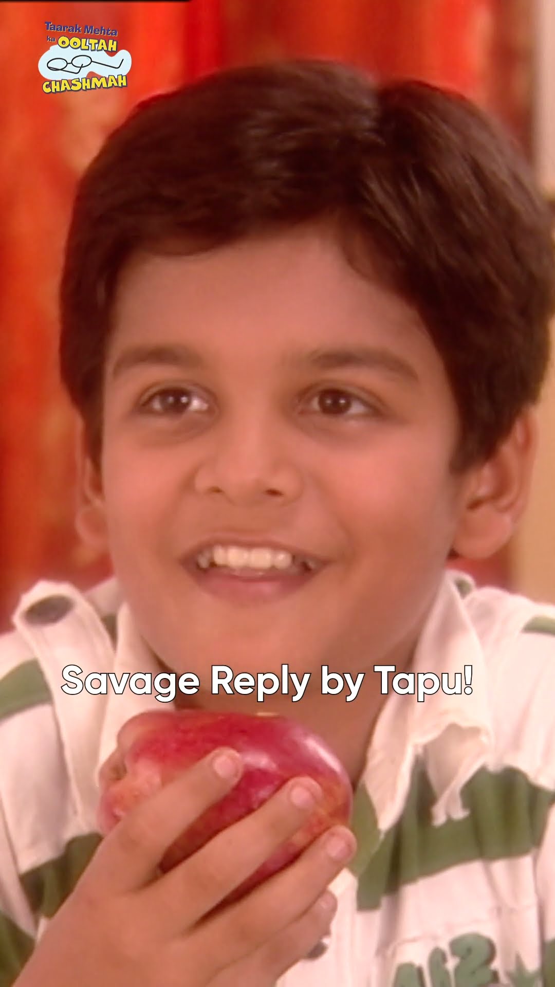 Savage Reply by tapu!#tmkoc #trending #shorts #funnyvideo #valentinesday #love #lovestatus