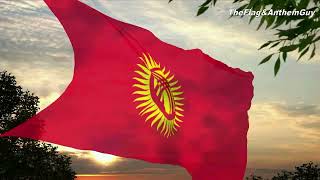 Flag and anthem of Kyrgyzstan (2012-2023) [CC]