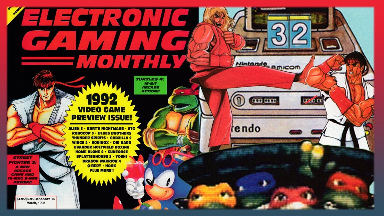 Electronic Gaming Monthly Issue #32 March 1992 (Full Magazine