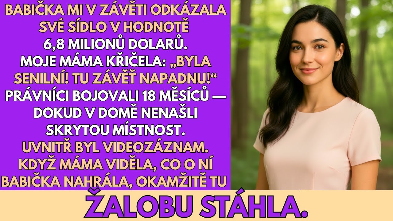 Máma Mě Zažalovala Kvůli Babiččině Závěti Na 6,8 Mil. Dolarů — Tajné Video Ji Donutilo Všeho Nechat