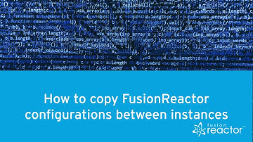 How to copy configurations between instances in FusionReactor