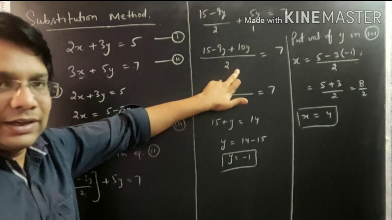 class 10 maths chapter 3 part 5 - YouTube