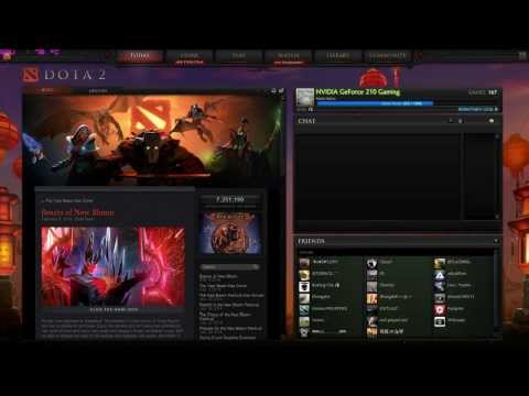 Dota 2 Gameplay On NVIDIA GeForce 210