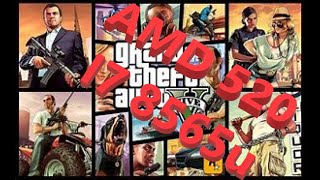TESTE AMD Radeon 520 no GTA V