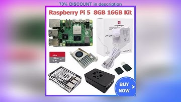 A must-have product! Official Raspberry Pi 5 16GB 8GB RAM Kit BCM2712 Cortex-A76 2.4GHz LPDDR4X-42