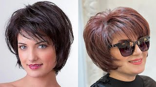 Awesome Short Haircuts & Hair Dye Color Ideas For Women To Look Younger/Short Hair 2024