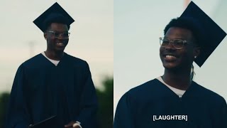 LeBron James had everyone laughing after embarrassing Bryce during his graduation 😂