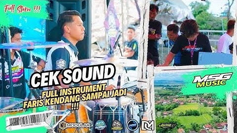 cek sound faris kendang ft msg music || full instrumen setting kendang sampai jadi #morosenengaudio