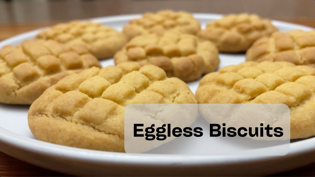 Eggless Biscuits Hindi Recipe | With Only 4 Ingredients! - YouTube