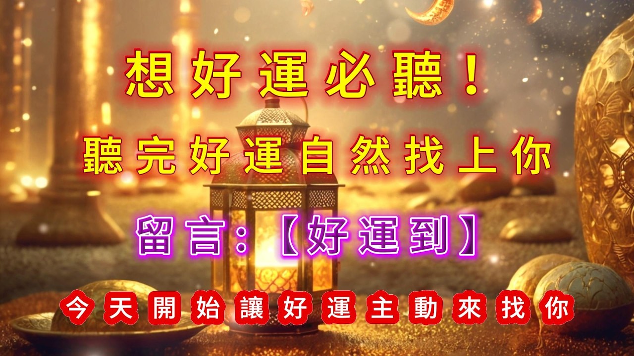 🎧✨想好運必聽！ 從今天開始，讓好運主動來找你。［100%無中斷音樂 ］#吸引力法則#能量修復音樂  #宇宙祝福  #好運磁場 #心靈療癒 #正能量頻率#2026