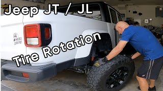 Tire Rotation- Jeep Gladiator Tire Rotation Guide: Step-by-Step Tutorial