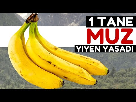 Günde 1 Tane Muz Vücudunuza Bunları Yapıyor | Muzun Faydaları Nelerdir?