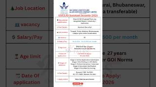 AAICLAS Recruitment 2026 ✈️ 12th Pass Jobs | No Exam 😳 Airport Job | Salary ₹22,500#jobtalks4u