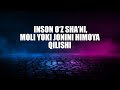 Inson o‘z sha’ni, moli yoki jonini himoya qilishi | Shayx Sodiq Samarqandiy