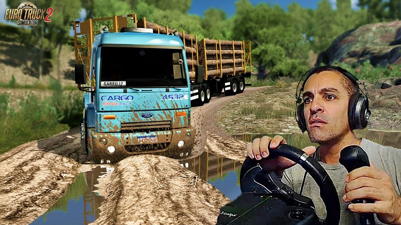 ARRISQUEI PASSANDO COM O CAMINHÃO NESSE ATOLEIRO - Vida de Caminhoneiro 401 - Euro Truck Simulator 2