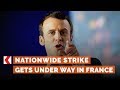 Nationwide strike gets under way in france