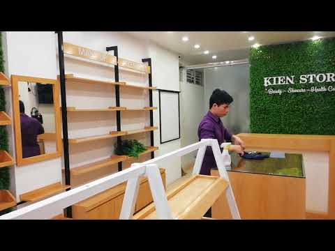 Thiết Kế Thi Công Shop Mỹ Phẩm Kien Store Hải Phòng