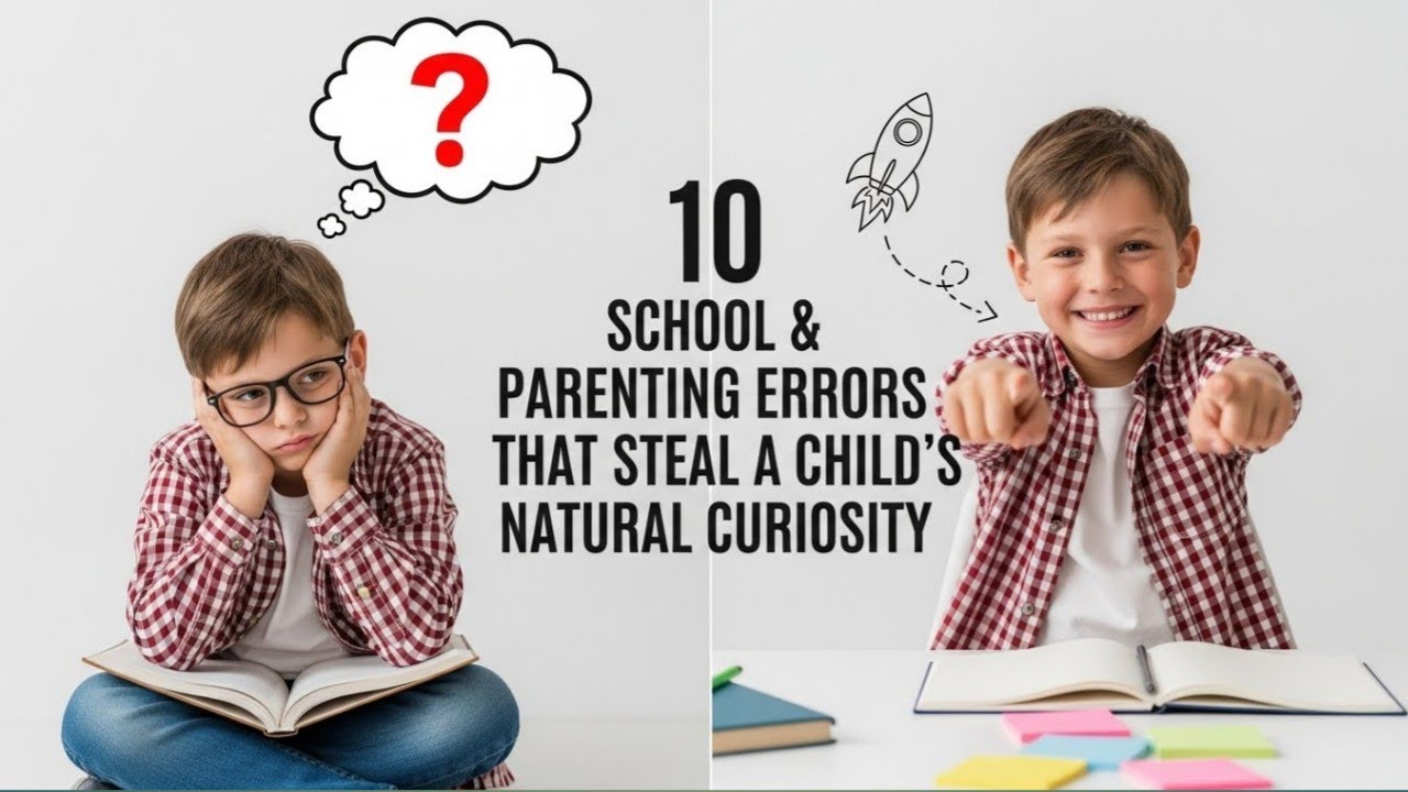 10 School & Parenting Errors That Steal a Child’s Natural Curiosity