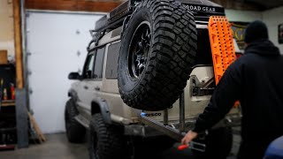 Overland Tire Carrier Build Step 2. Ultimate Land Rover Discovery Build Episode 17.