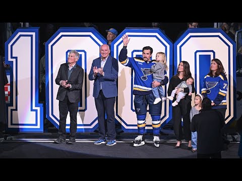 Justin Faulk's 1,000th Game Full Ceremony