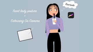 Digital Art Illustration On Procreate Ipad 7Th Gen Apple Pencil Front Body Pose