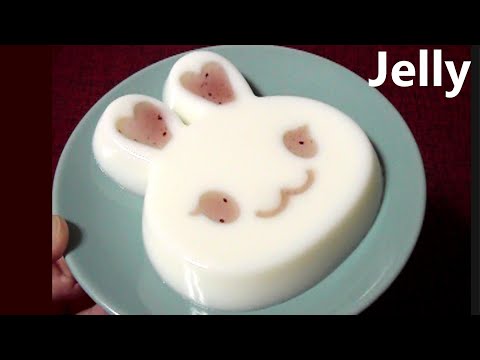 Make Bunny, Cat, Bear Shaped Almond Jelly | ASMR
