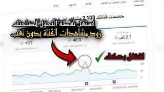 زيادة مشاهدات اليوتيوب مجانا | بطريقة شرعية وزيادة الارباح 2023 