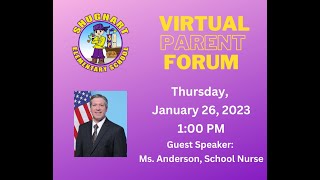 SES Parent Forum 1/26/23