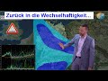 Das Wichtigste in Kürze: Zurück in die Wechselhaftigkeit. Gewitter- &amp; Starkregengefahr bis Ende Mai.