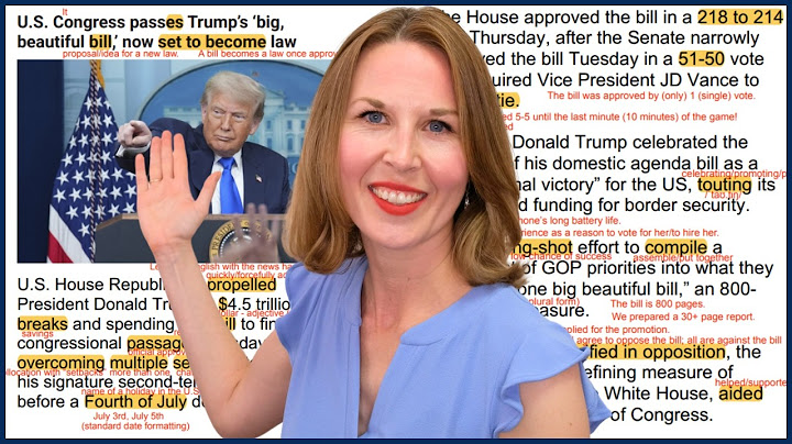 Trump's "Big Beautiful Bill" 🇺🇸 Learn English with the News