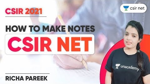 How to Make Effective Notes For CSIR NET Exam | Chemical Science | Exam Tips by Richa Pareek